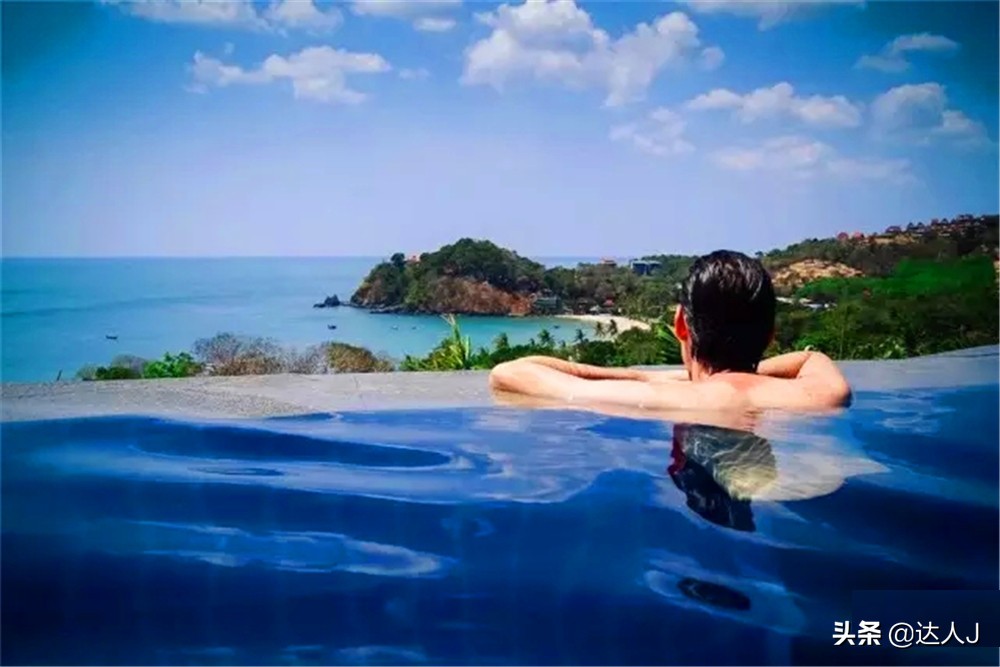 泰国甲米无边泳池,泰国甲米岛泳池