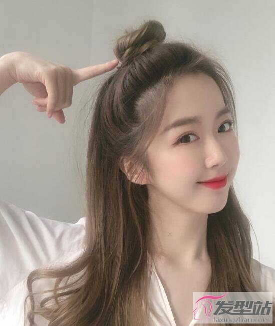 长发怎么扎简单又仙女20岁,长发怎么扎长发带卡子好看