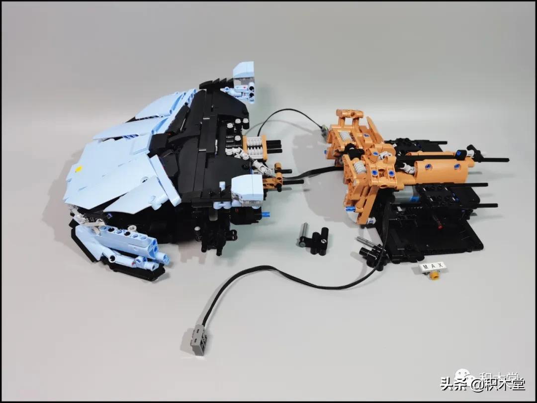 宇星模王13056拼装全过程,宇星模王积木开箱拼装过程