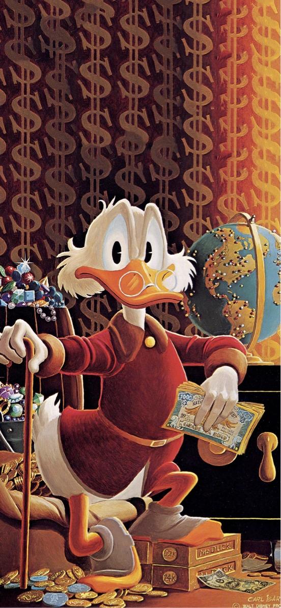 壁纸动态可爱唐老鸭,史高治麦克老鸭高清壁纸