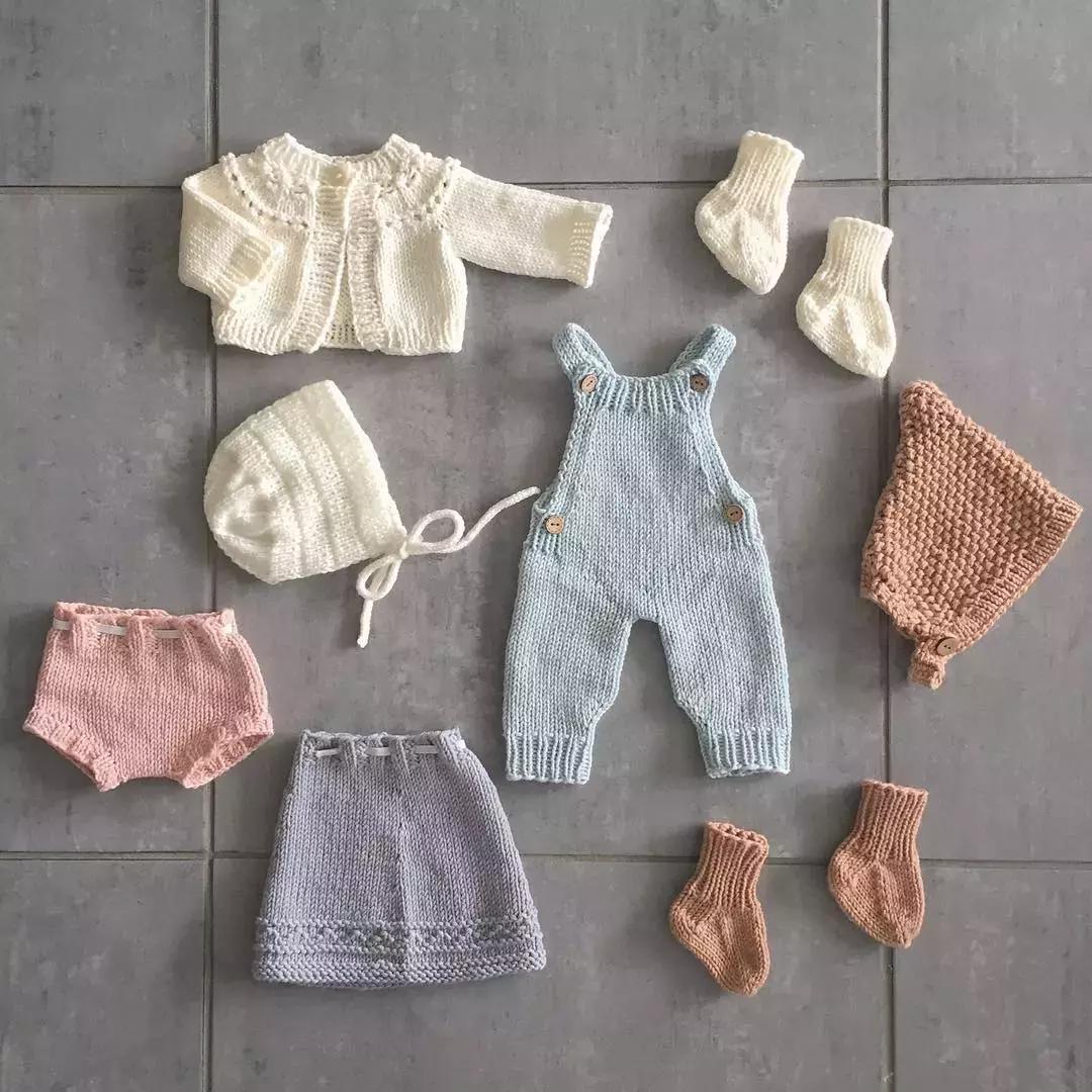 超漂亮宝宝连体衣编织教程,编织简单温暖的宝宝衣服中文版