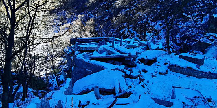 20210117独行太兴山，误入佛国秘境花石湾