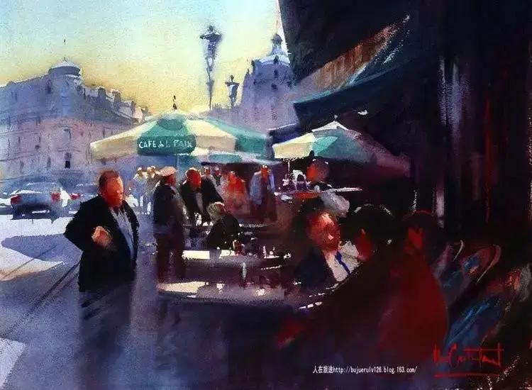 水彩为什么干了之后会有水印,水彩为什么容易掉