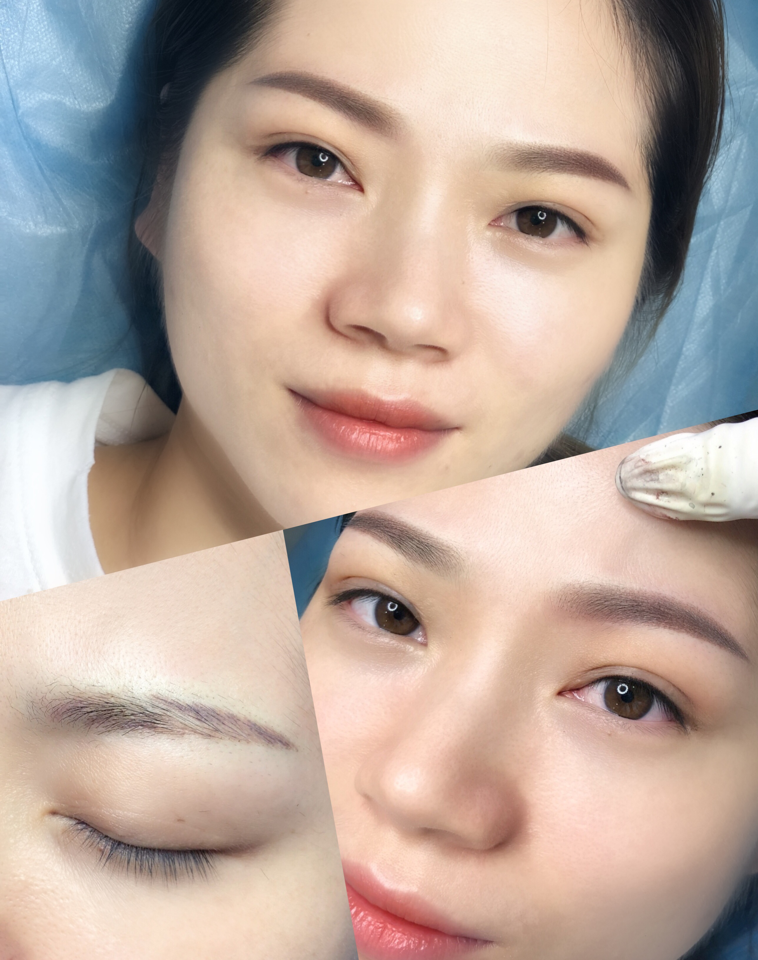 纹眉如何根据顾客的肤色配色,新手纹眉怎么选颜色好一点