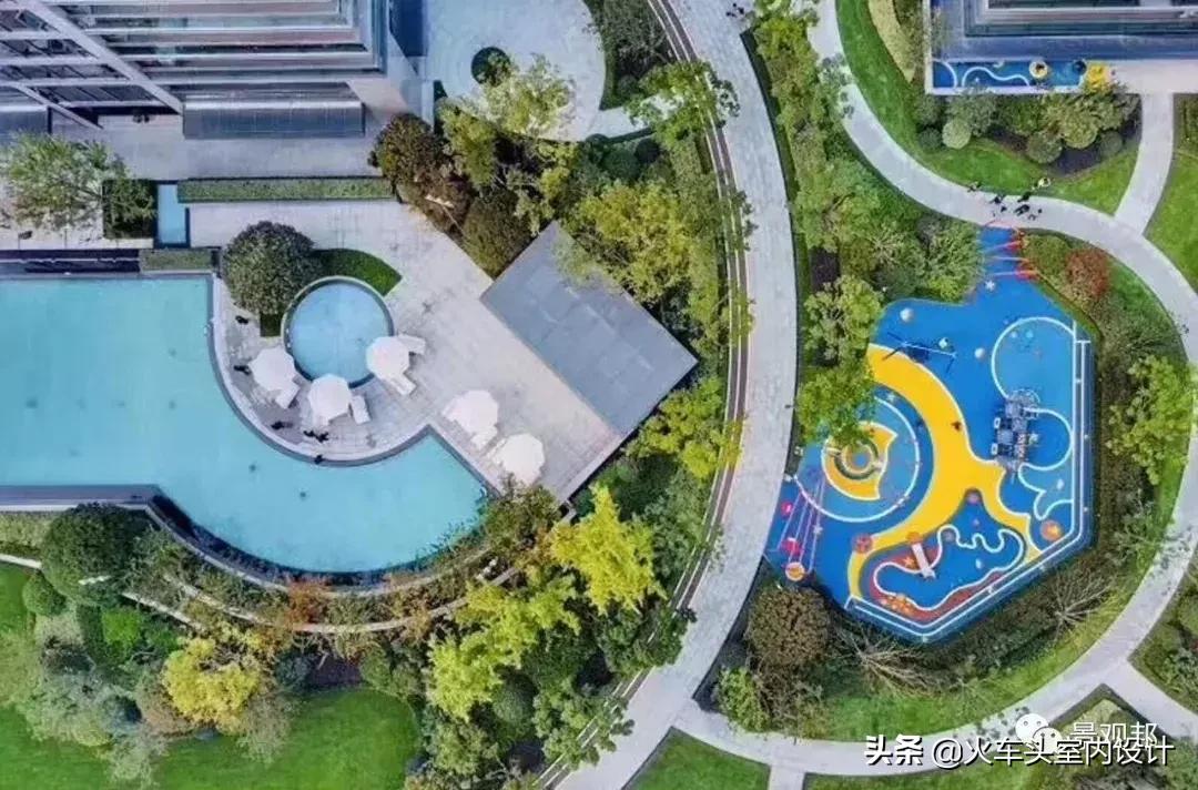 最美小区景观户外阳台效果图,有特色的小区和城市景观设计图片