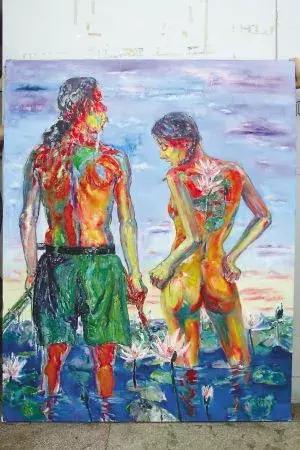 美术生哭完了继续画,气哭老师的美术生