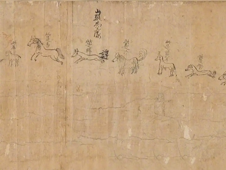 小孩子的涂鸦竟然变成了现实,一千年前小朋友画画