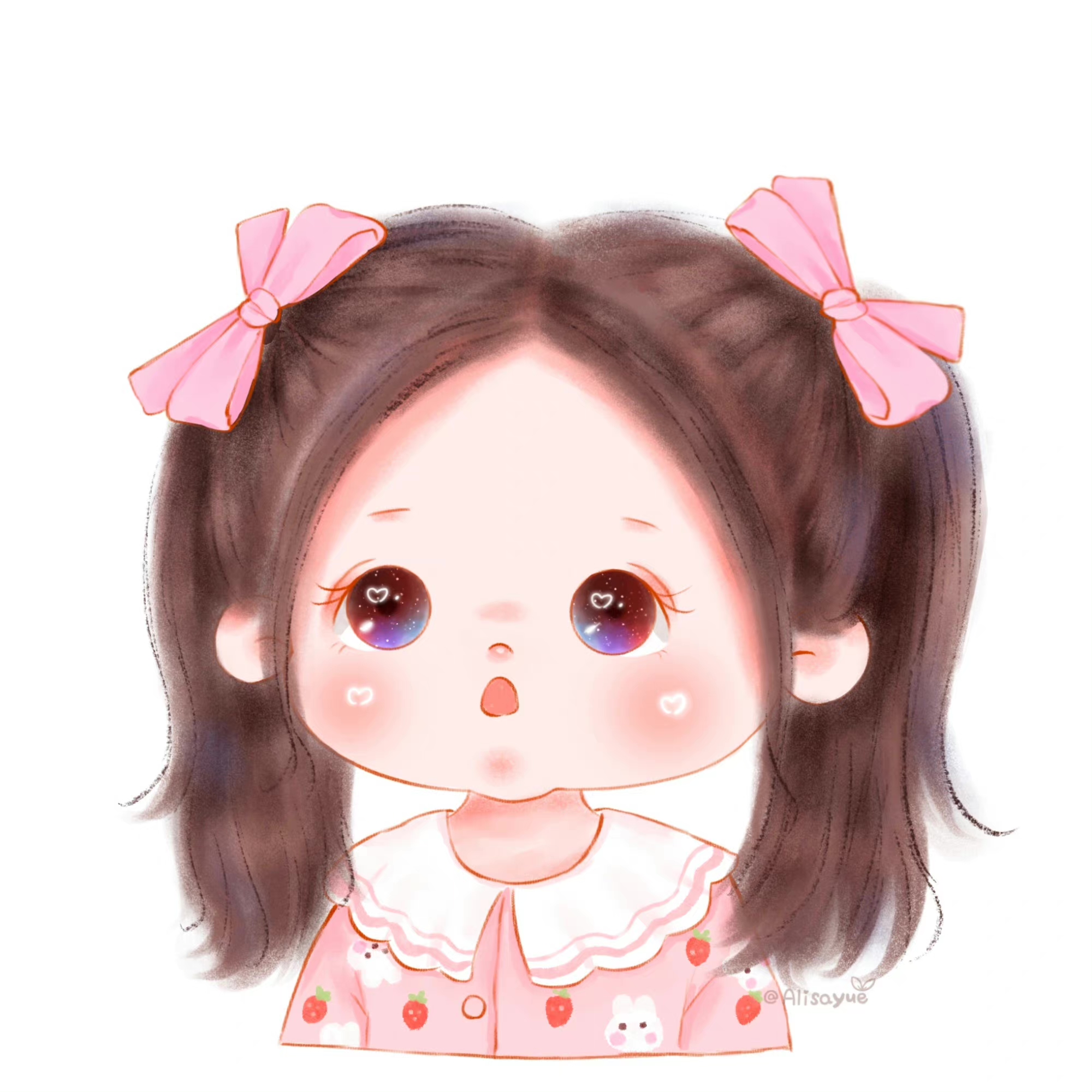 萌娃头像女生可爱萌图卡通,开心萌娃头像大全可爱高清