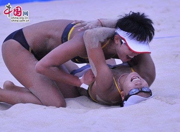 女子沙滩排球比赛超清片段,世界女子沙滩排球锦标赛慢镜头