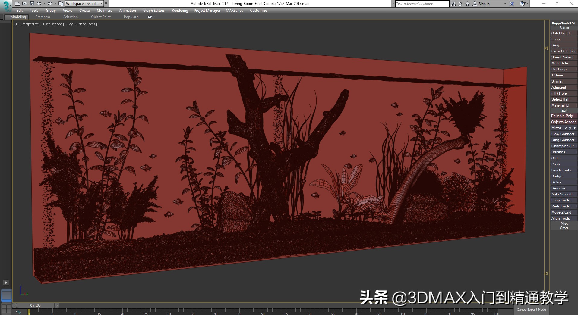 耗时8周，做的逼真现代公寓客厅，带大家看看大神的作品