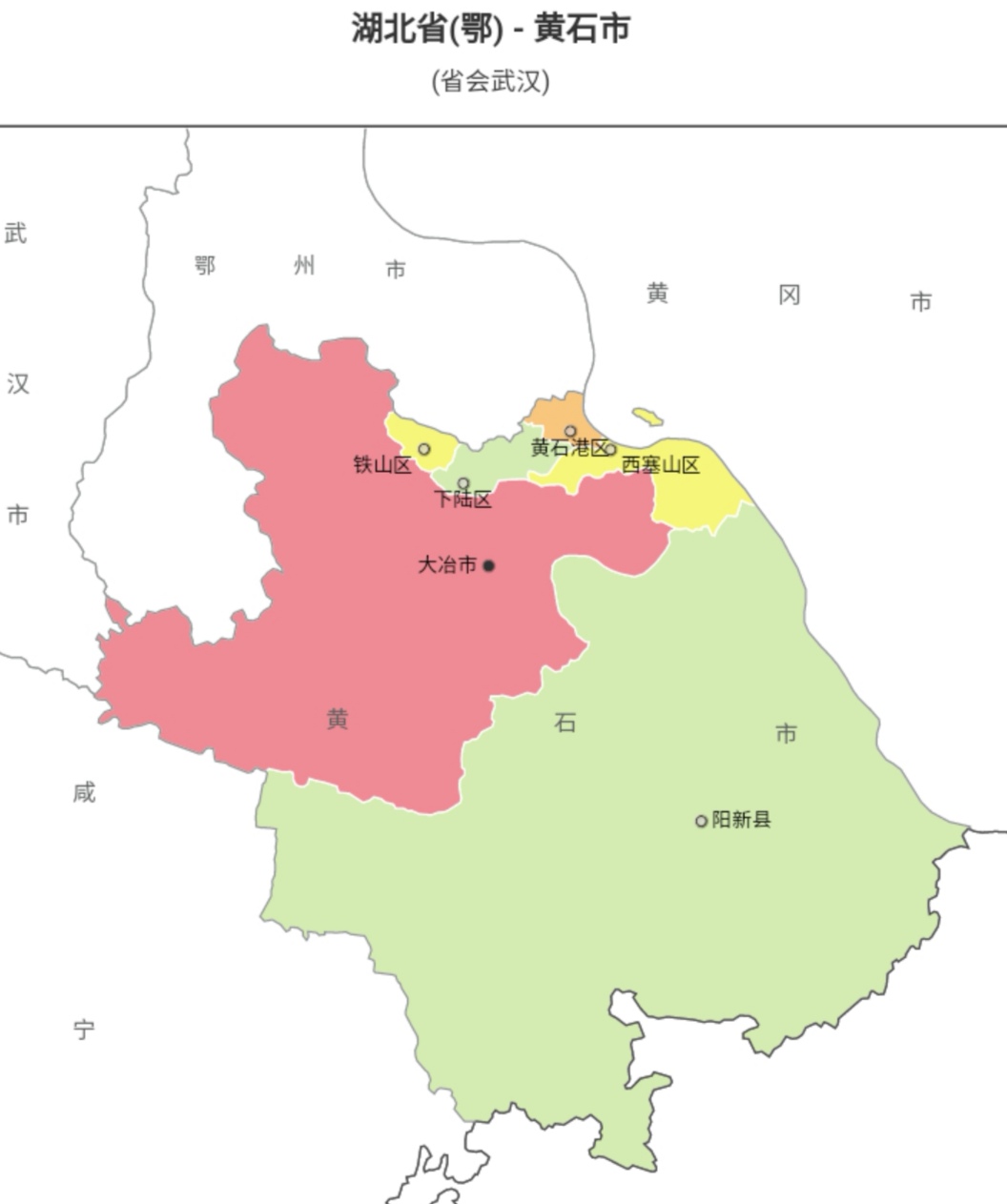 湖北省行政区划,中国行政地图全图高清大图湖北