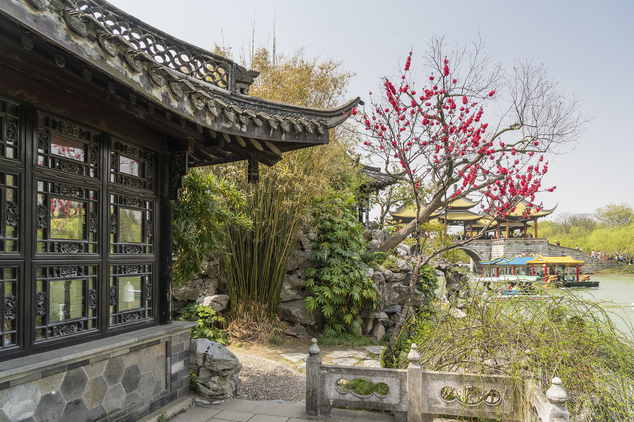 烟雨江南扬州瘦西湖,扬州春风十里瘦西湖