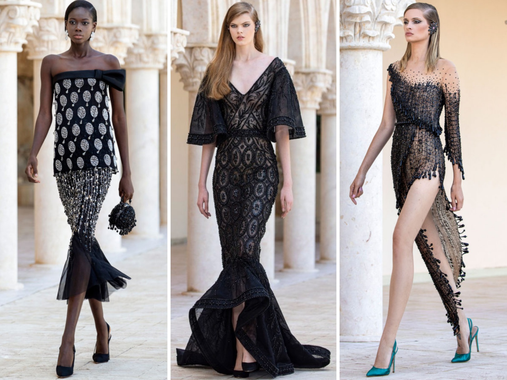 georgeshobeika高定秀红色,georgeshobeika2023春夏高定