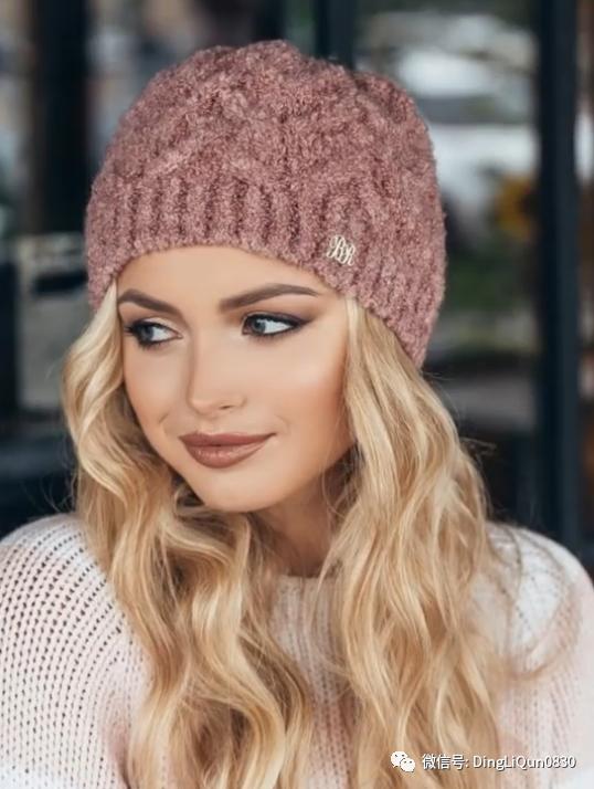 针织帽子简单款好看的,纯手工针织年轻人戴的帽子教程