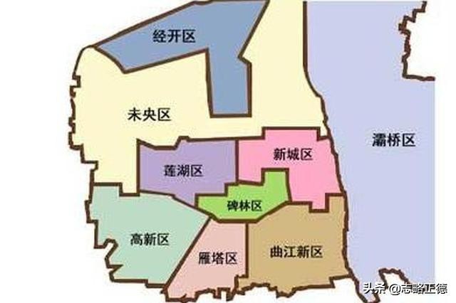 2023年西安铁一中学区划分图,小升初西安学区划分