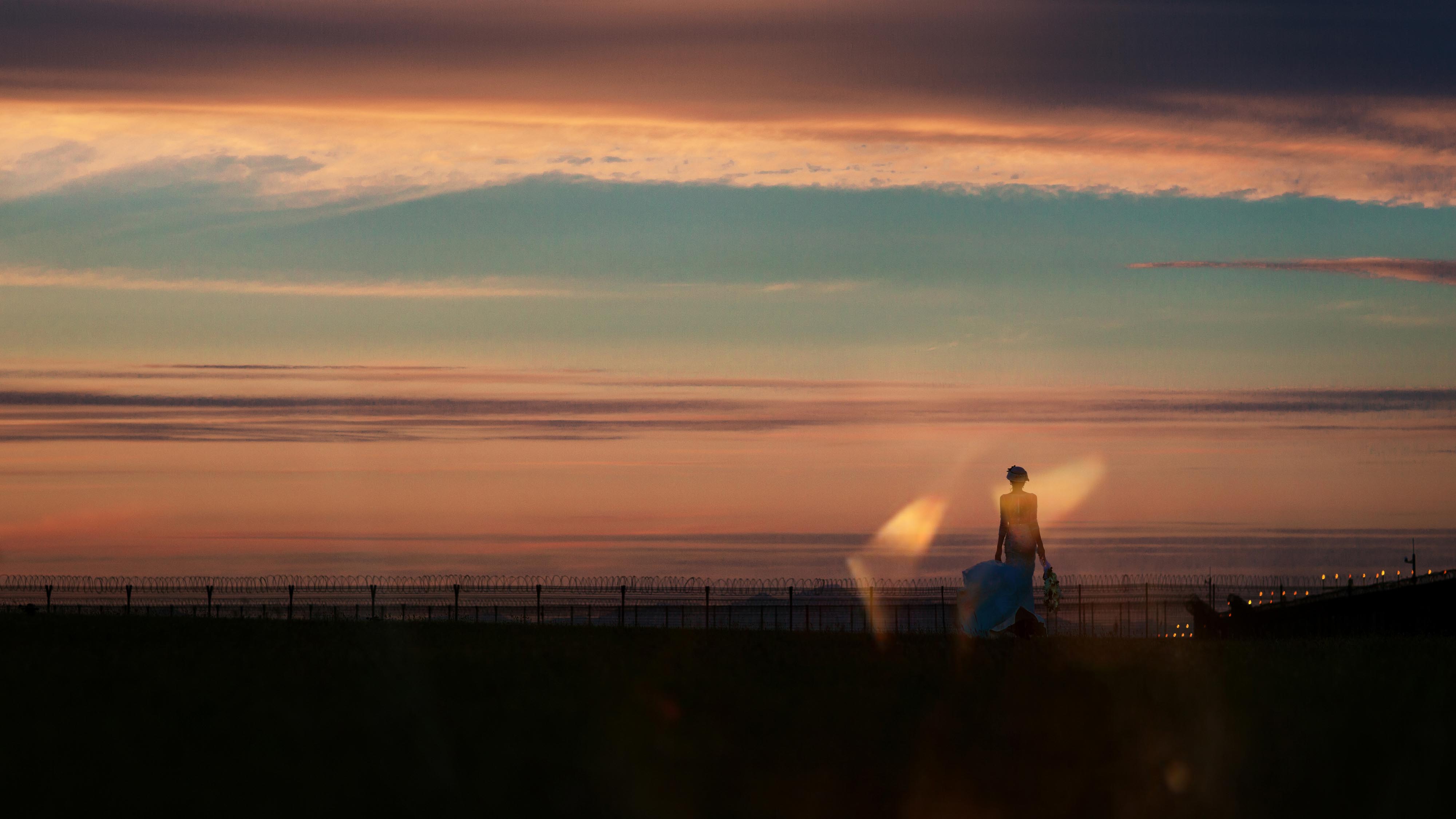 近视眼怎样拍婚纱照好看,高度近视女婚纱照