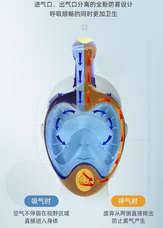 浮潜全干式面罩,浮潜全面罩的优缺点