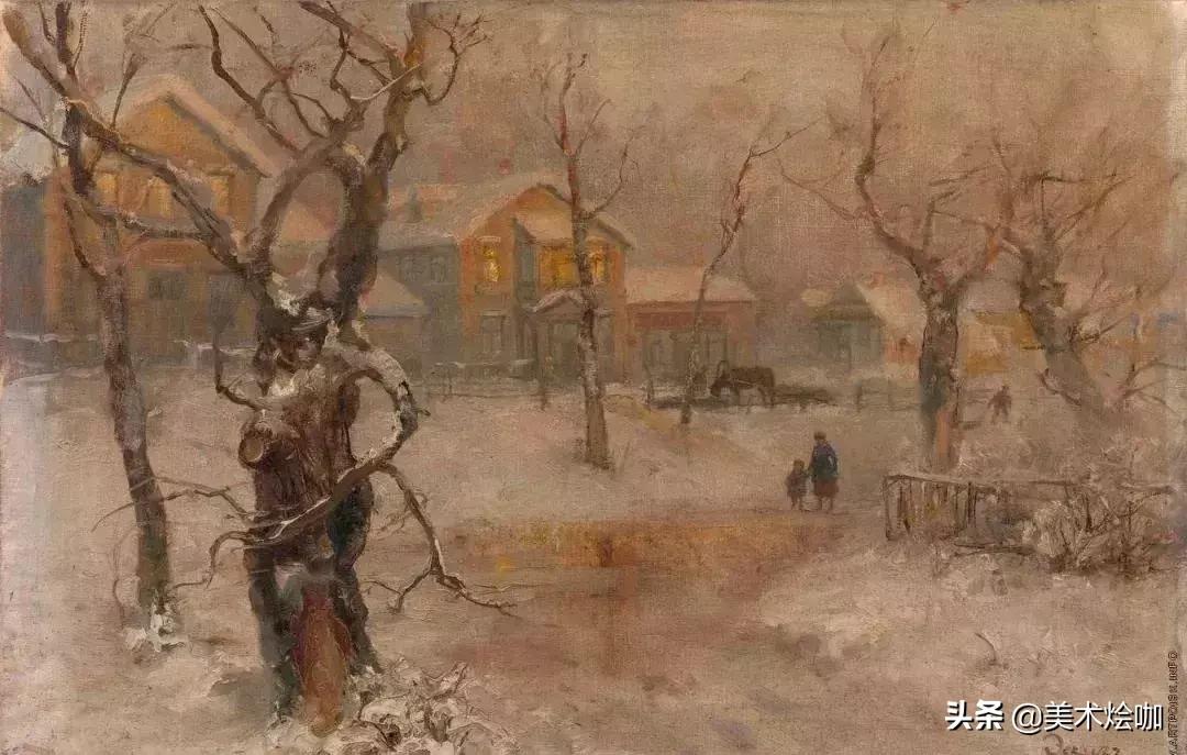俄罗斯画家的风景油画,俄罗斯画家的油画艺术美到极致
