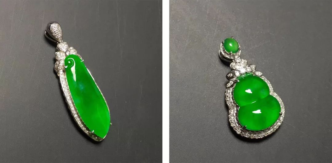 独龙玉和水沫子哪个更像翡翠,水沫子与冰种翡翠打灯对比