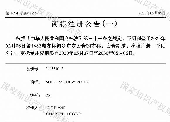 supreme商标问题 (supreme注册商标是什么)