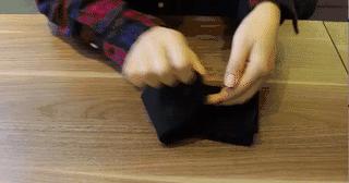 袜子折叠法简单,袜子简单折叠法