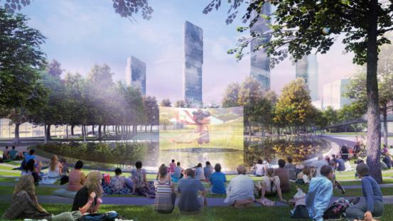 天府新区招商人字绿廊,天府新区人字绿廊规划图