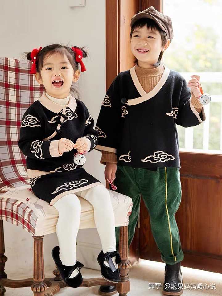 童装女童6-12岁拜年服洋气,2023年最流行的衣服童装