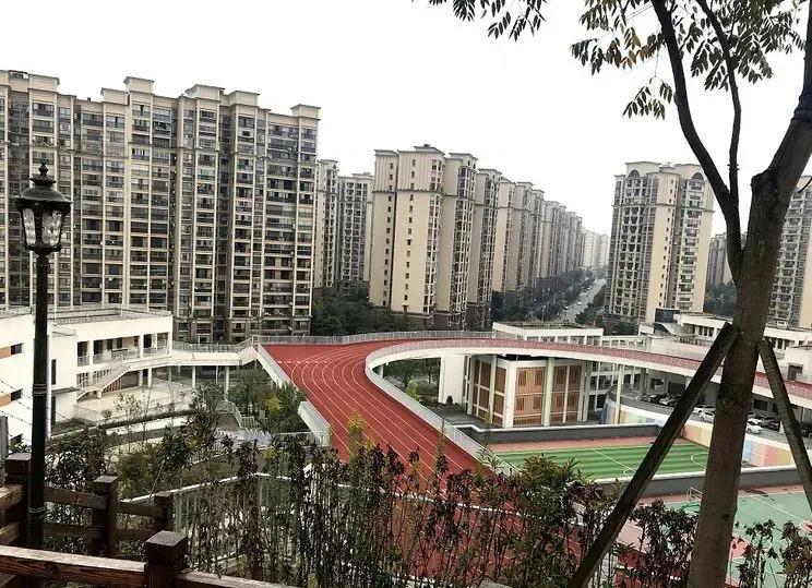 重庆3d魔幻体育场,重庆一小学现魔幻体育场