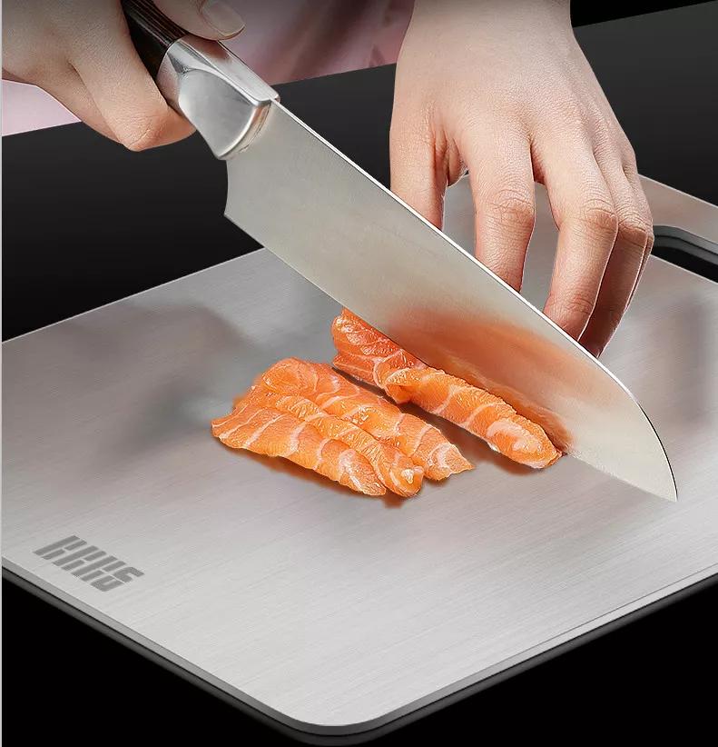 不锈钢防霉抗菌砧板,德国304不锈钢菜板抑菌双面