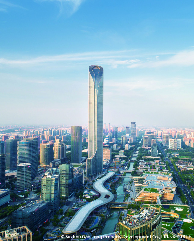 江苏最高的紫峰大厦,摩天高楼江苏