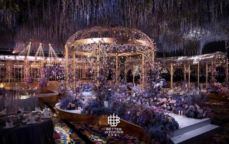 法式宫廷花园婚礼现场,法式风情庄园婚礼