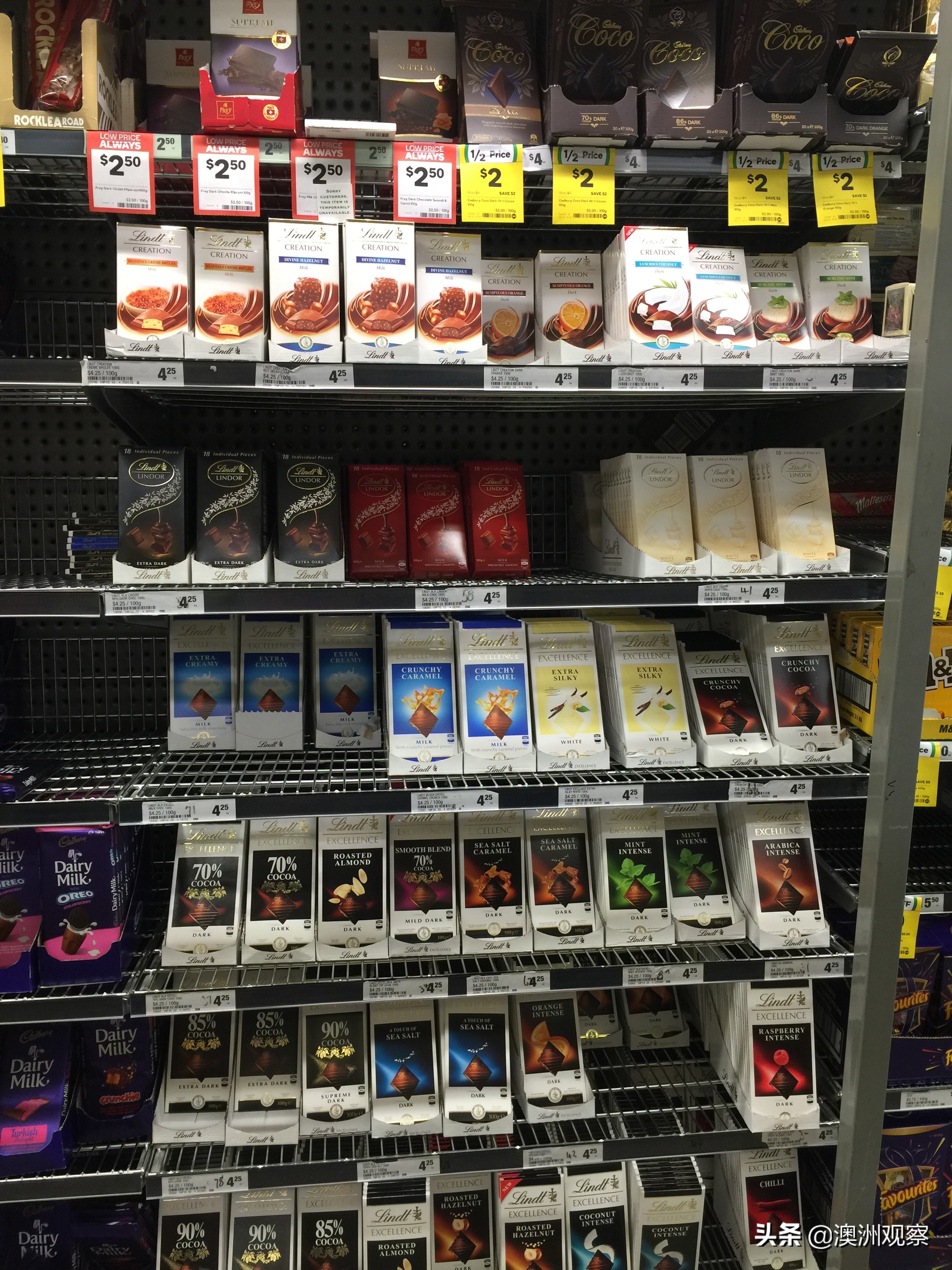 带你逛一下现在的俄罗斯超市,澳洲超市购物价目表