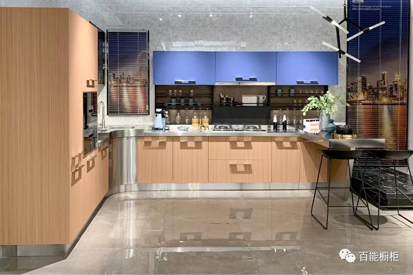 百能不锈钢厨房橱柜,百能不锈钢橱柜中式风格