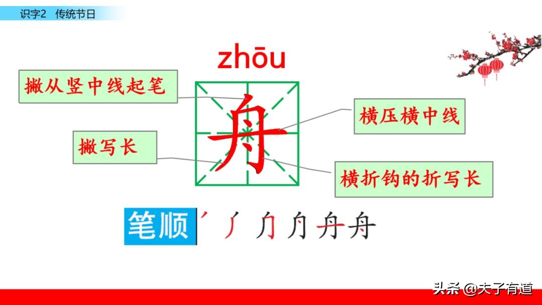 二年级语文下册传统节日动画课文,二年级下册语文传统节日同步练习