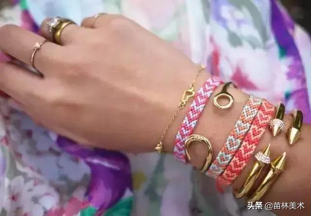 手工穿珠子手链的教程,手工手链编织教程