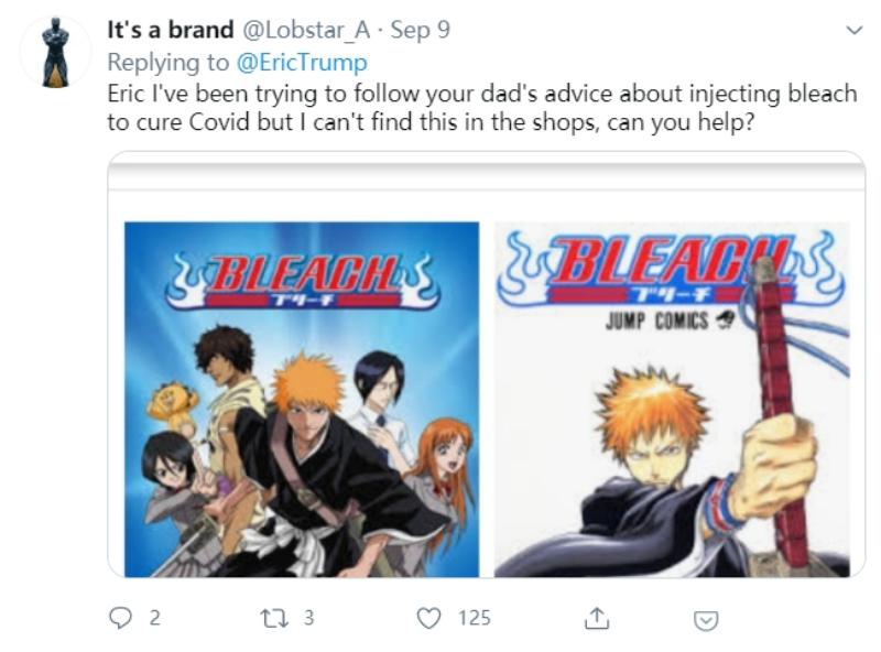 特朗普儿子因搜到《灵能百分百》图片怒喷谷歌蛊惑人心，惨遭群嘲