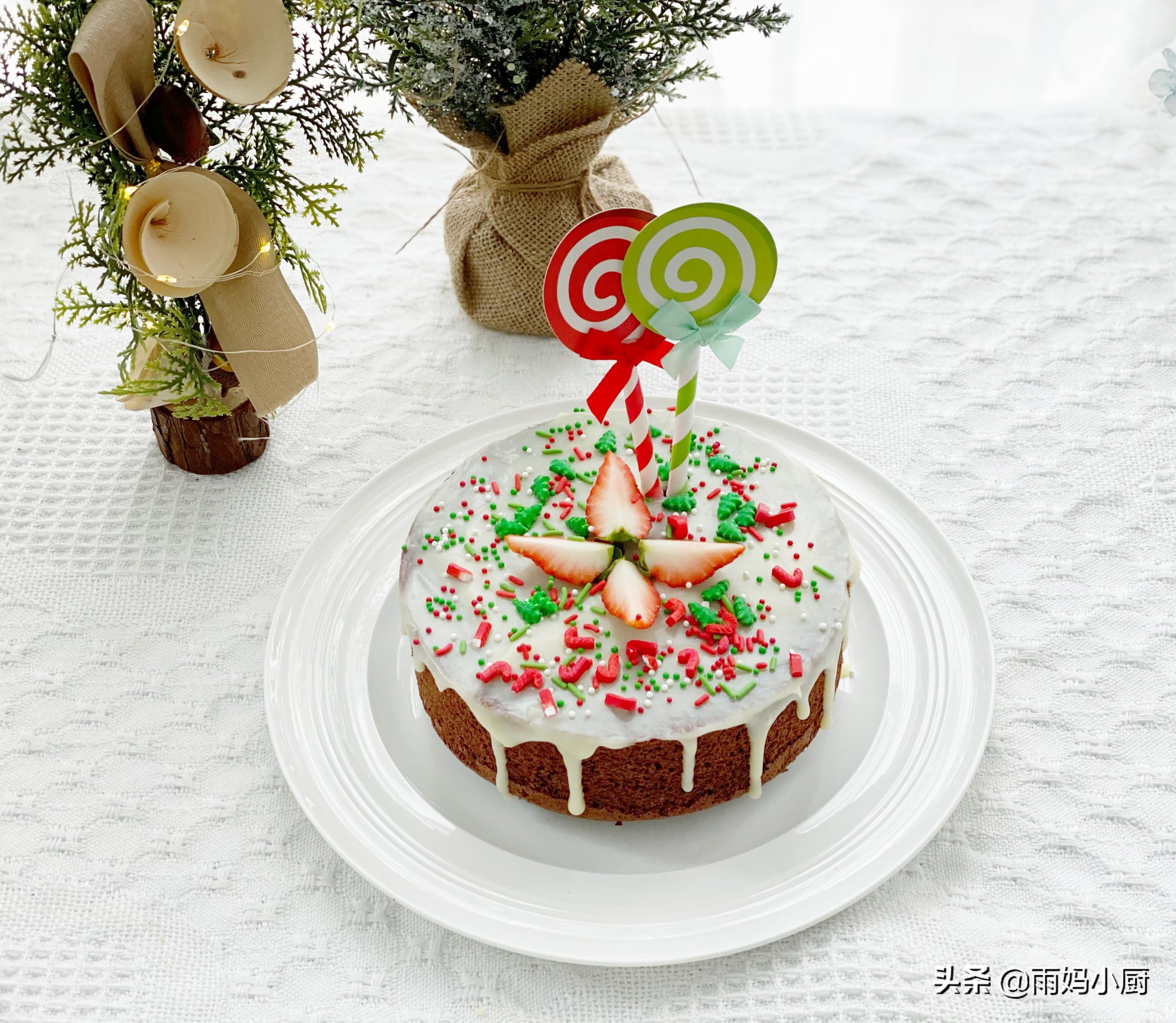 可可戚风蛋糕不塌陷不回缩好吃,不回缩口感绵密的蛋糕