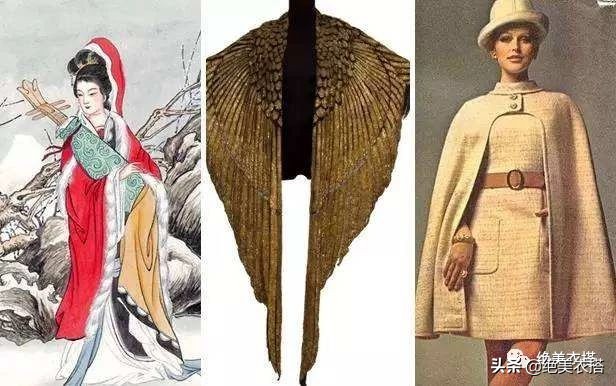 冬季洋气斗篷长款,秋冬披肩斗篷穿搭