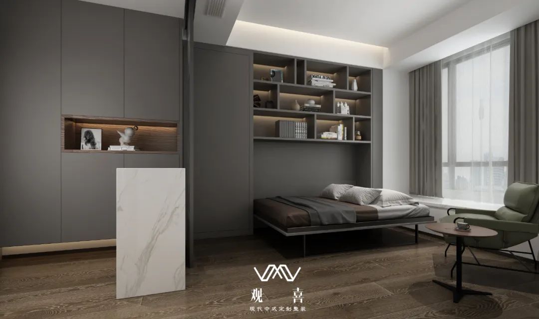 墨·白,两种极致色彩打造令人惊艳意式极简风的家