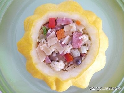 飞碟瓜创意食谱,飞碟瓜的做法凉菜
