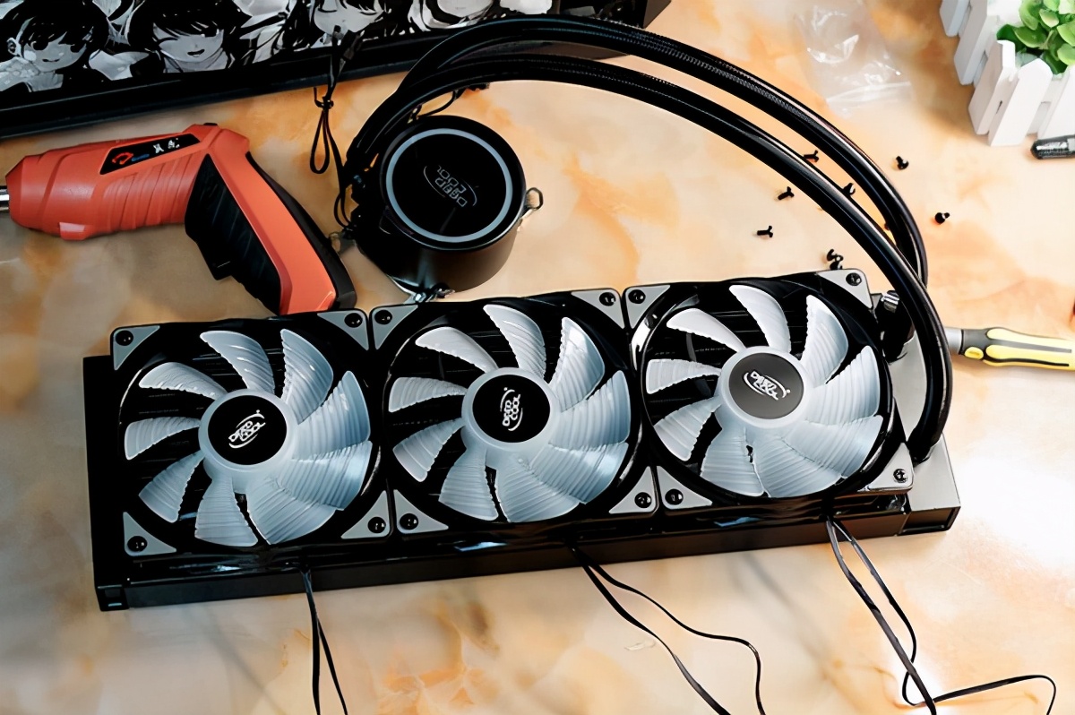 九州风神冰元素cpu水冷散热器,九州风神水冷水元素120k