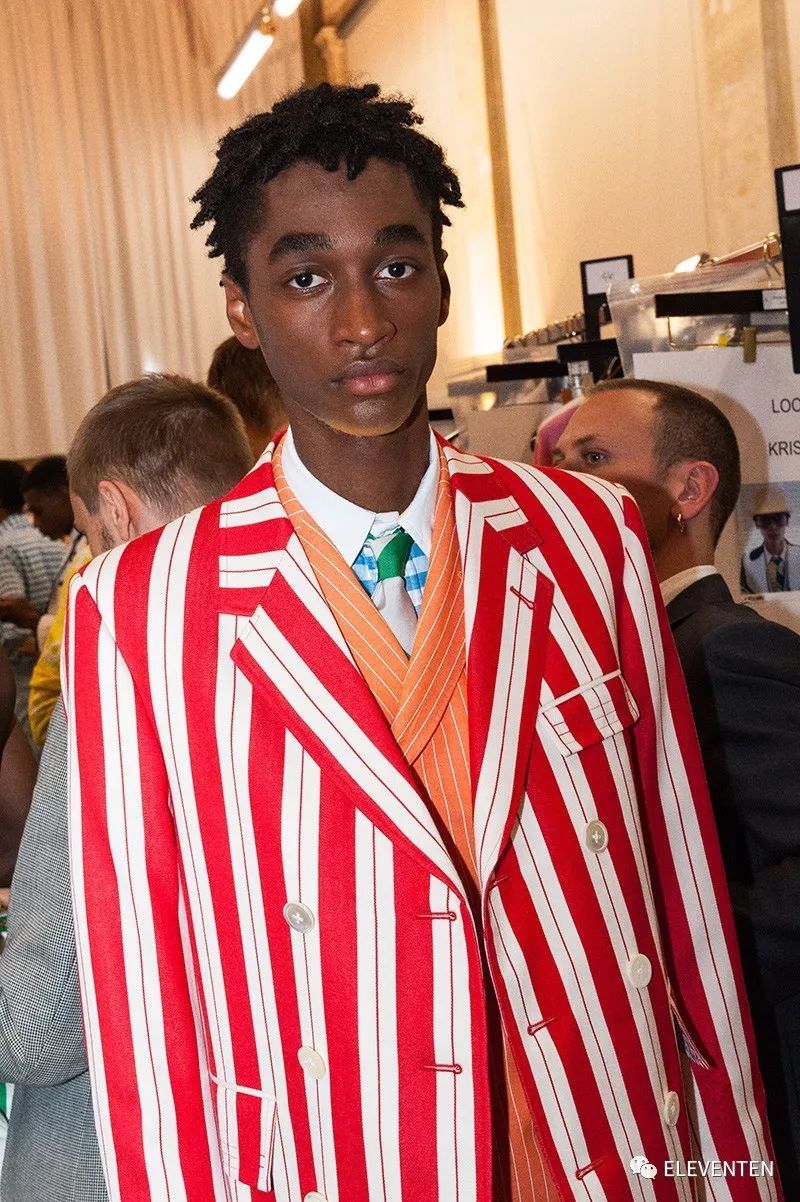 thombrowne2018男装,ThomBrowne2018春夏男装闭场造型