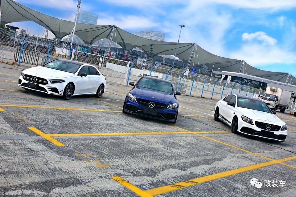 奔驰amgc63v8,6.2升v8奔驰c63加速