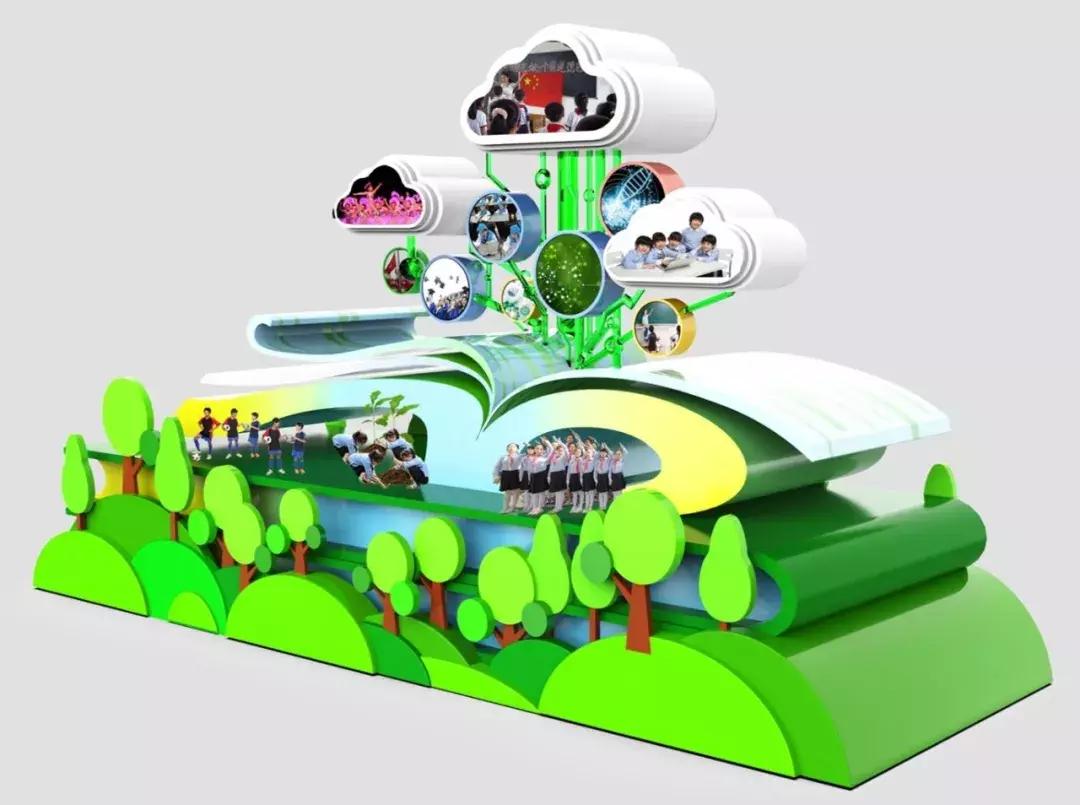 厉害了!北京工业大学@6辆国庆彩车设计及制作大揭秘