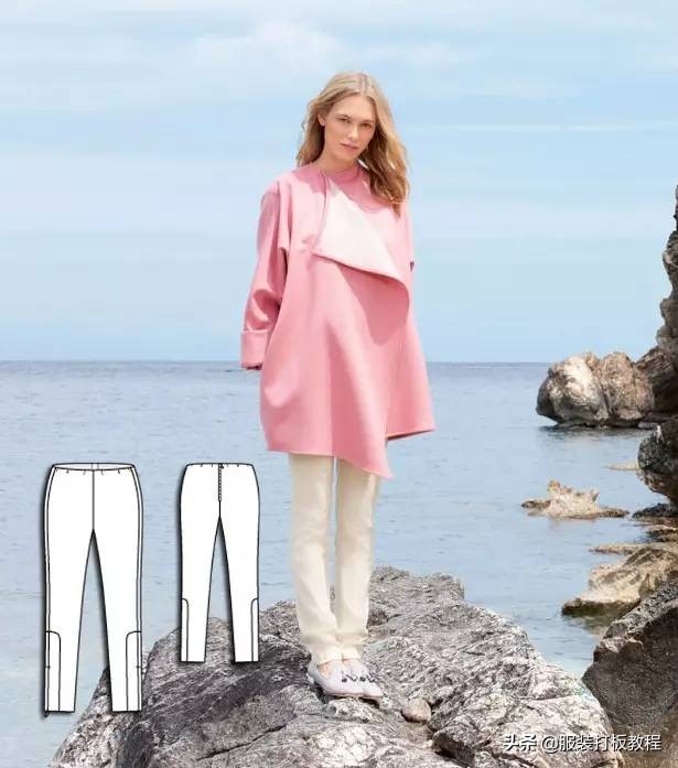 时装设计图手绘教程,服装制版图案大全