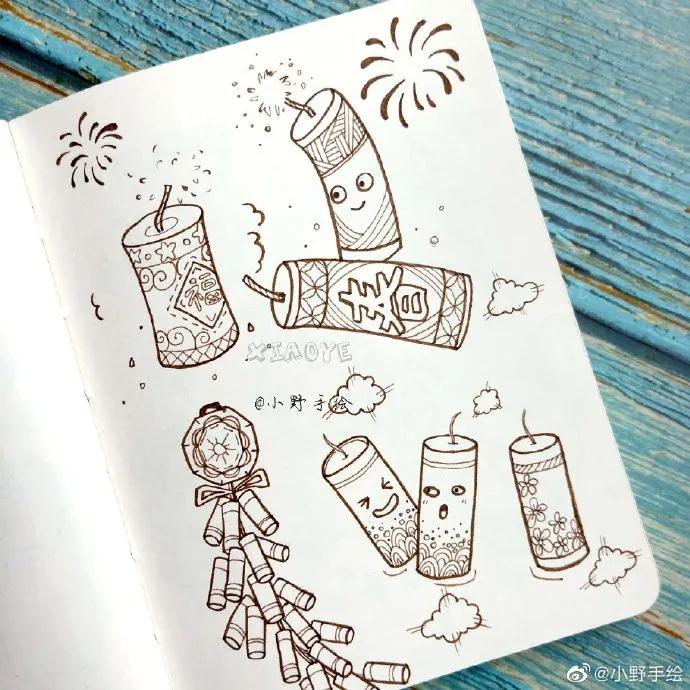 假期手抄报简单又漂亮可爱的图案,又好画又漂亮的手抄报