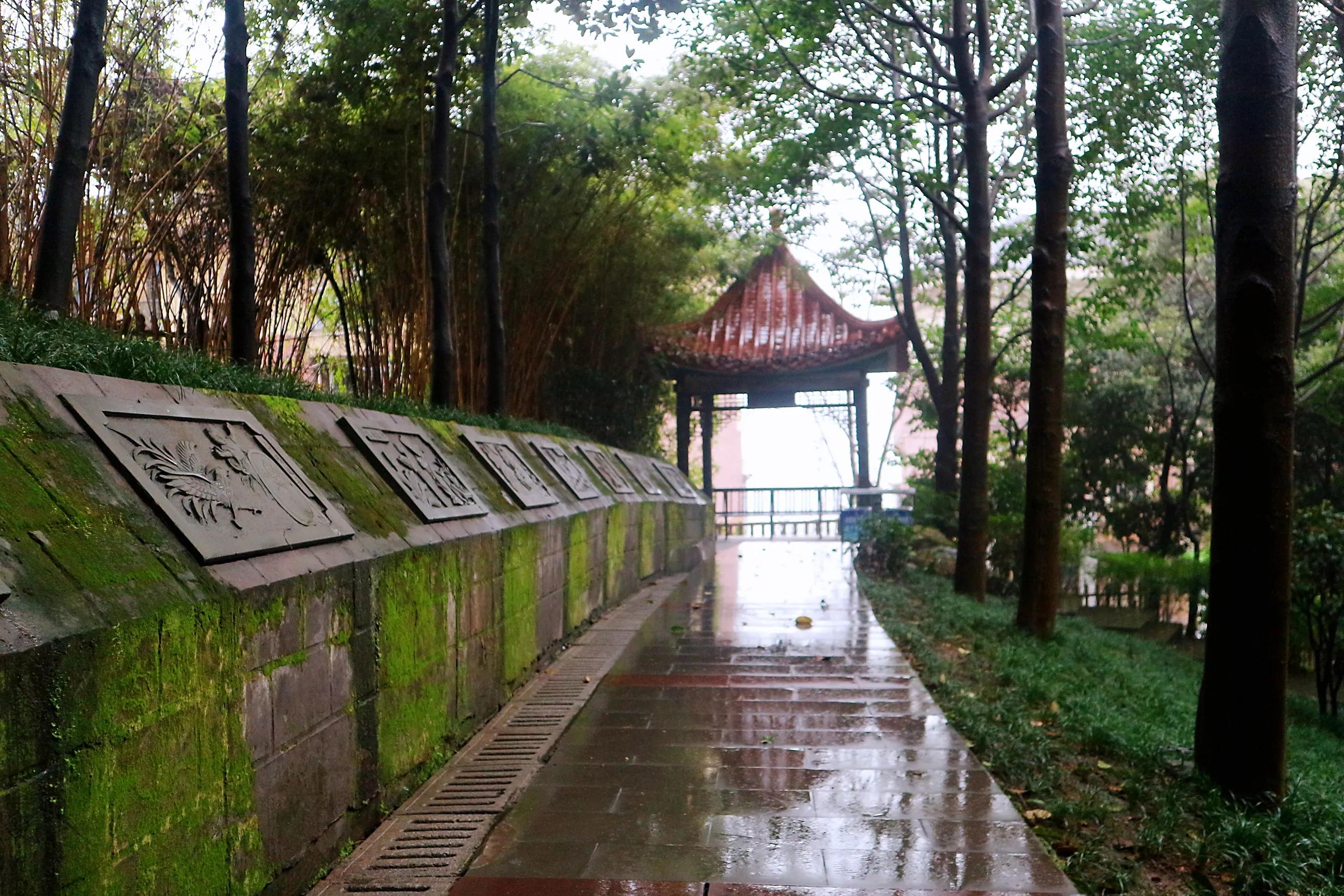 巴南区鱼洞老街公园仿古建筑群,巴南鱼洞老街历史