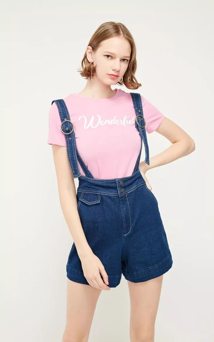 迪士尼联名格子裤正品,moussy迪士尼联名刺绣