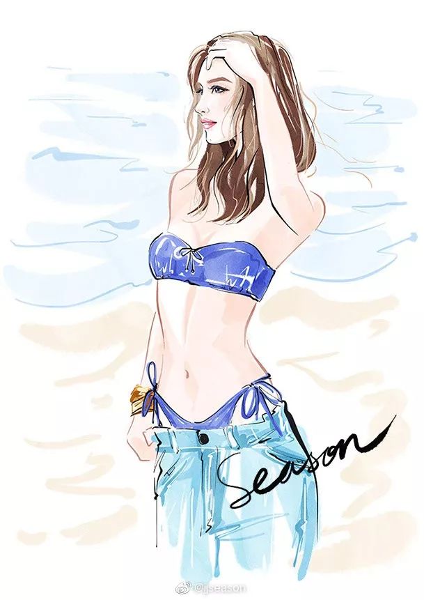 精美水墨插画,那些浪漫的水墨画插画