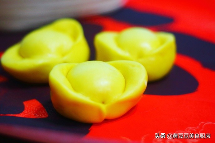过年好东西分享,福字元宝馒头